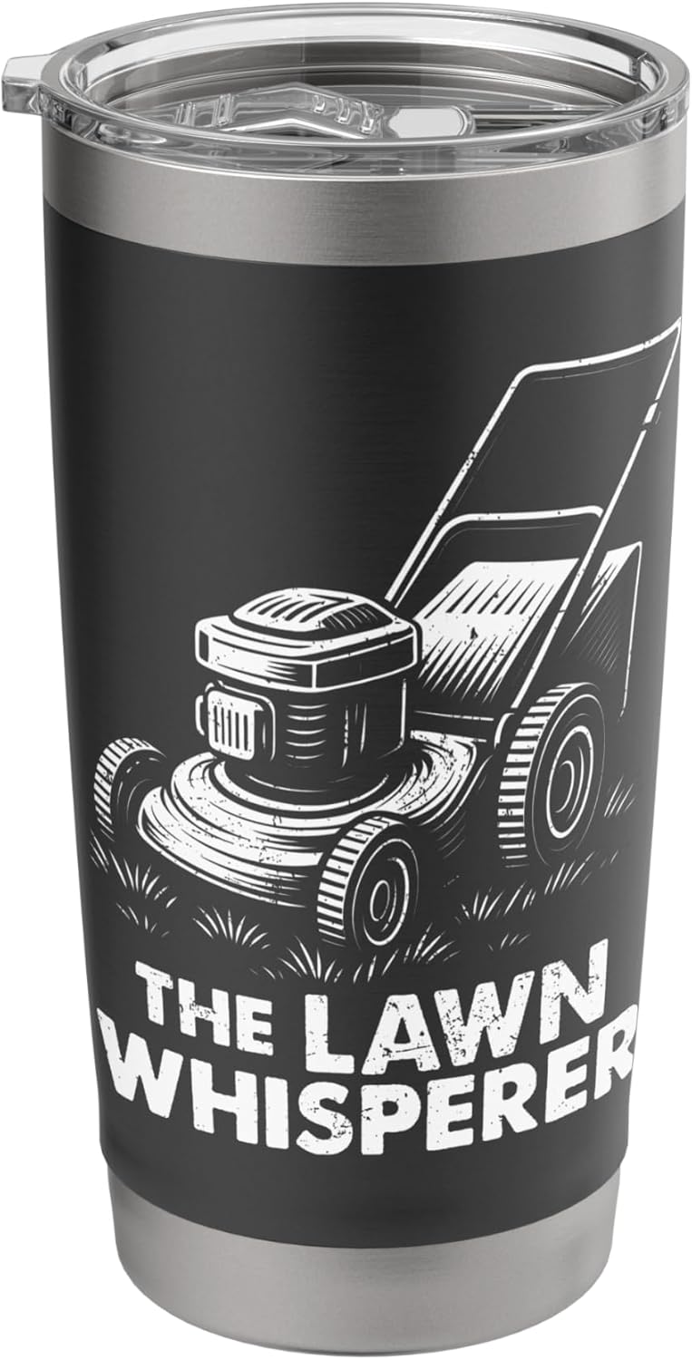 The Lawn Whisperer Lawn Mower Stainless Steel Insulated Tumbler