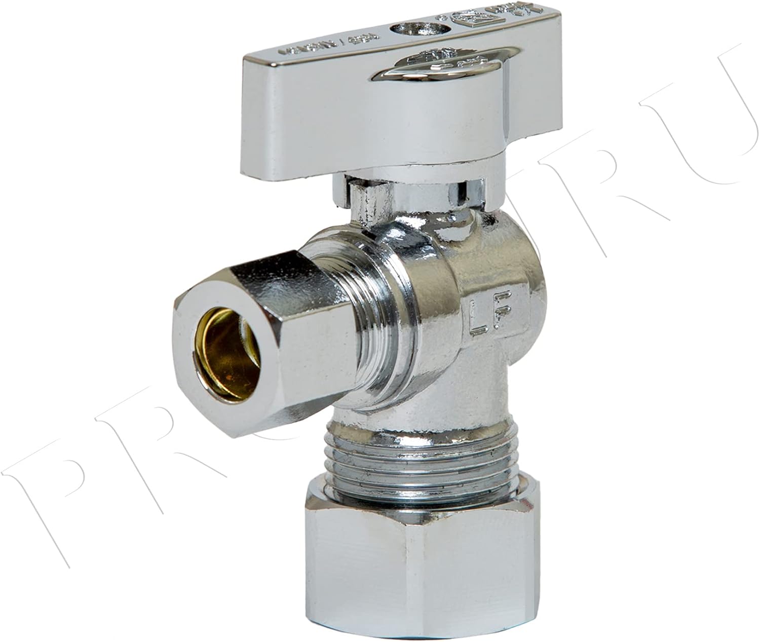 [10-Pack] PROCURU Heavy Duty Angle Stop Valve 1/2" Nominal (5/8" OD) C
