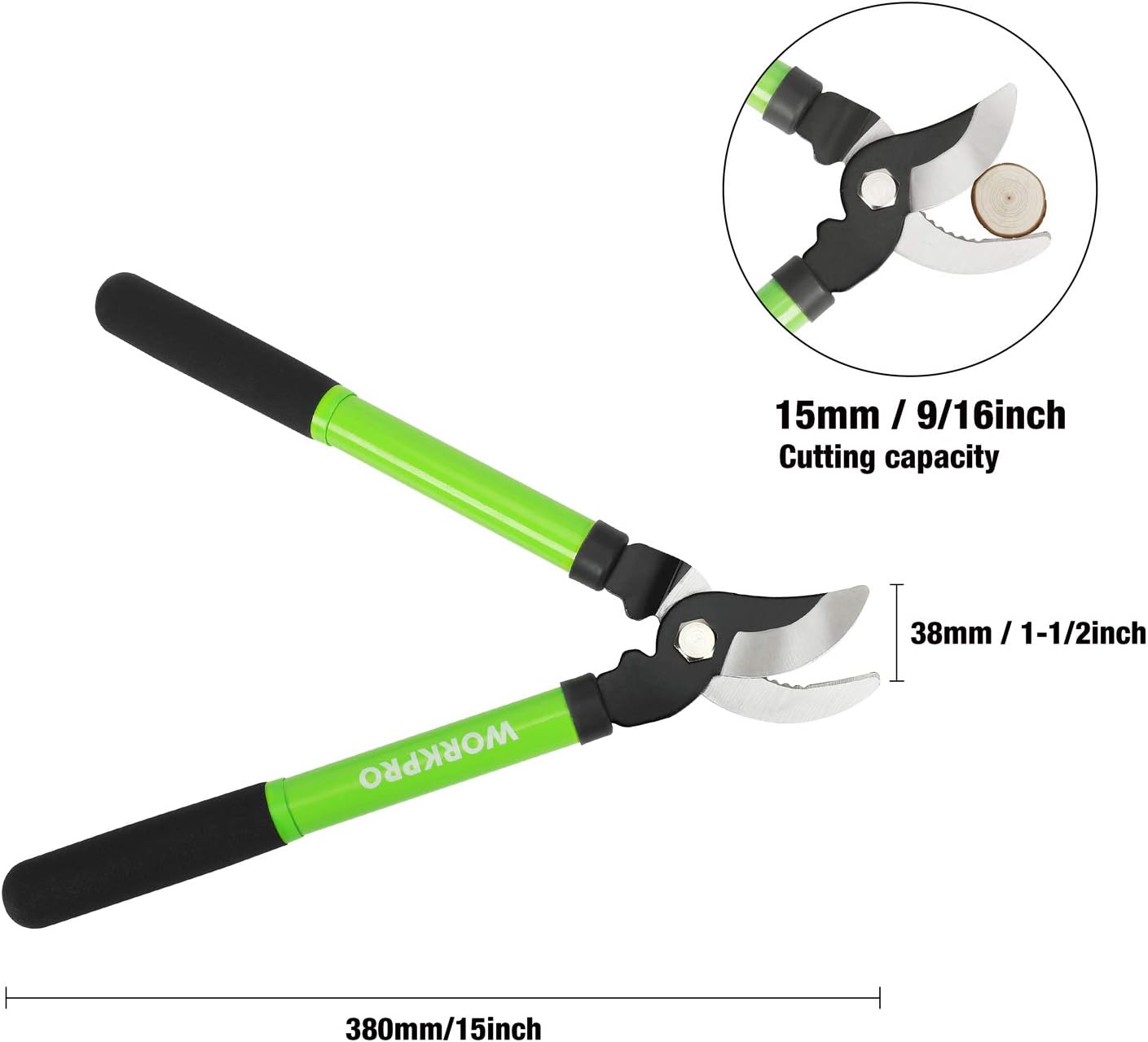 WORKPRO W151010 Limb and Branch Pruner Tool Set, Heat-Treated Steel (1