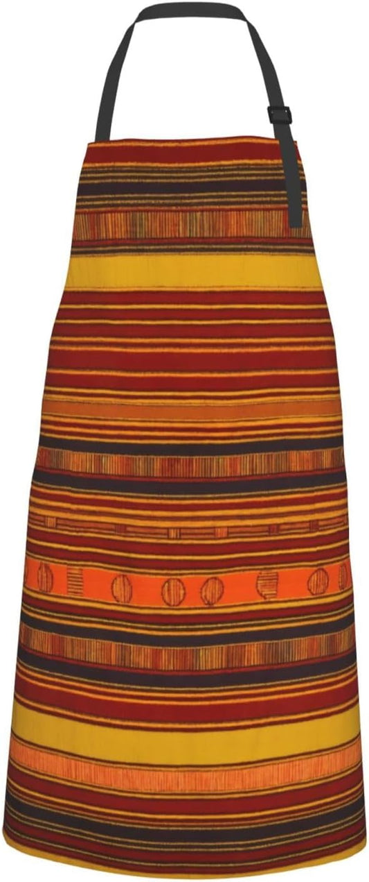 Native American Pattern print Waterproof chef's apron with pocket apro