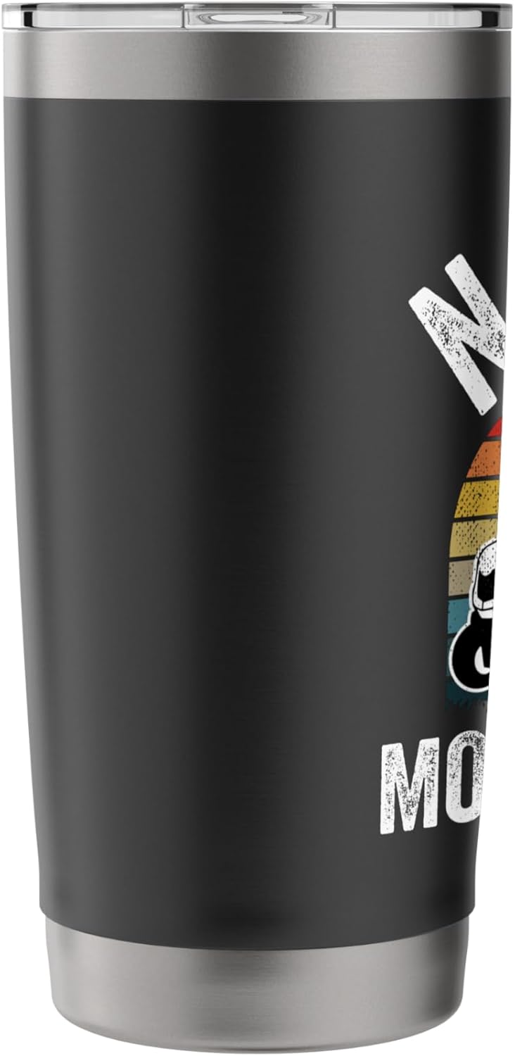 Nanu Mows Best Funny Gardener Lawn Care Father's Day Stainless Steel Insulated Tumbler