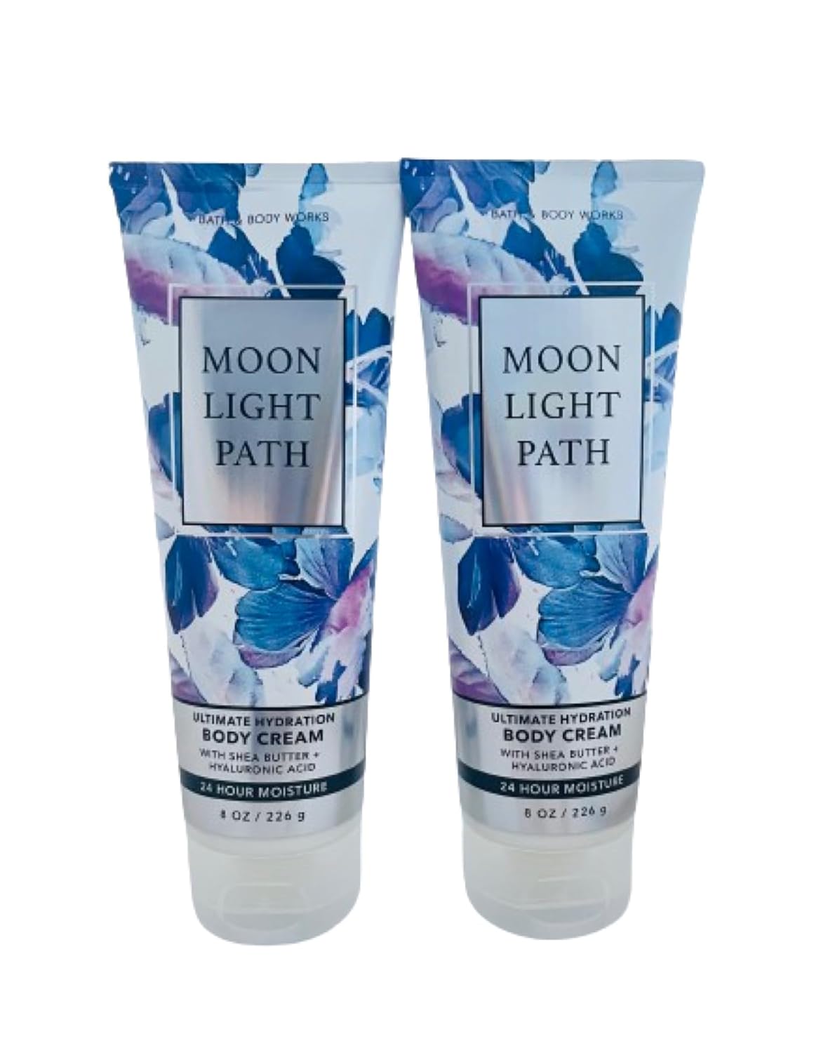 Bath and Body Works Gift Set of of 2 - 8 oz Body Cream - (Moon Light P