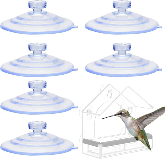 6 Pack Replace The Suction Cups of The Birds The Suction Cup of The Glass Bird Feeder, The of The Window of The Bird Feeder