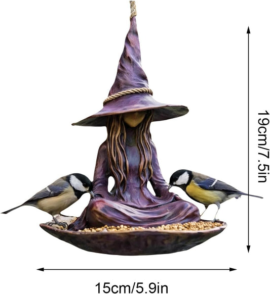 Weatherproof Bird Feeder, Hangable All-Season Feeder, Outdoor Bird Food Station, Backyard Dispenser with Easy Fill Design, Balcony Container with Sturdy Hooks, Dispenser Accessory for Finches
