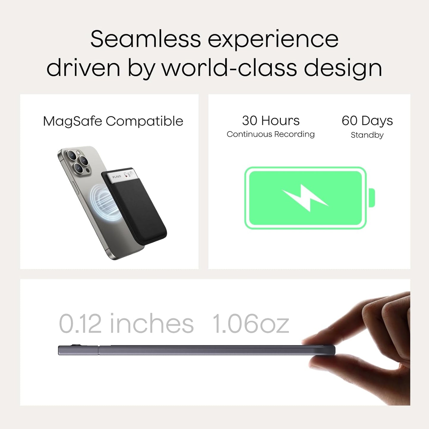 Plaud Note AI Voice Recorder, Voice Recorder w/Case, App Control, Transcribe & Summarize with AI Technology, Support 112 Languages, 64GB Memory, Lectures, Meetings, Calls, Black, Non-Pro Version