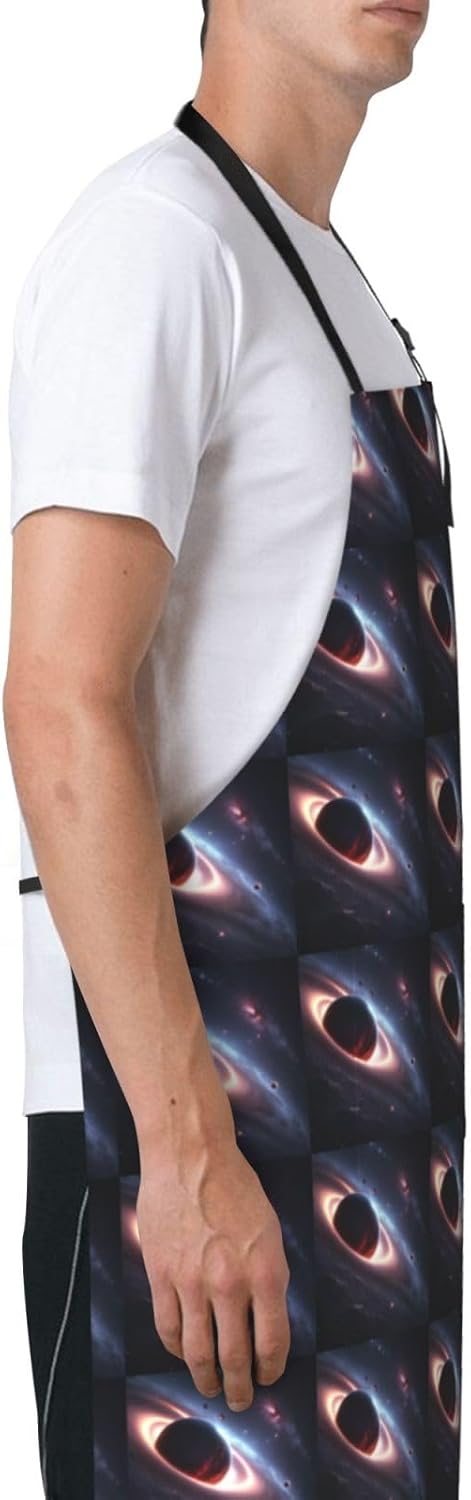YANYU Galaxy planet Print 28x33 In Kitchen Apron Stylish Chef Apron wi