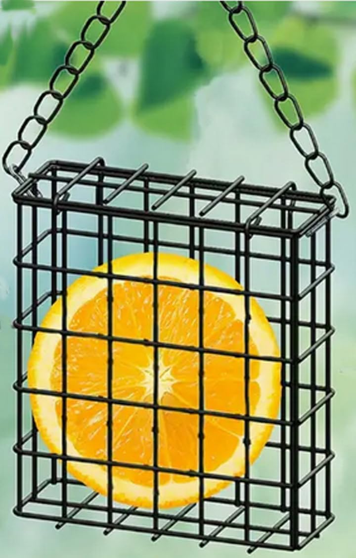 Two of Durable Outdoor Garden Yard Patio Suet Bird Parrot Easy Open Re
