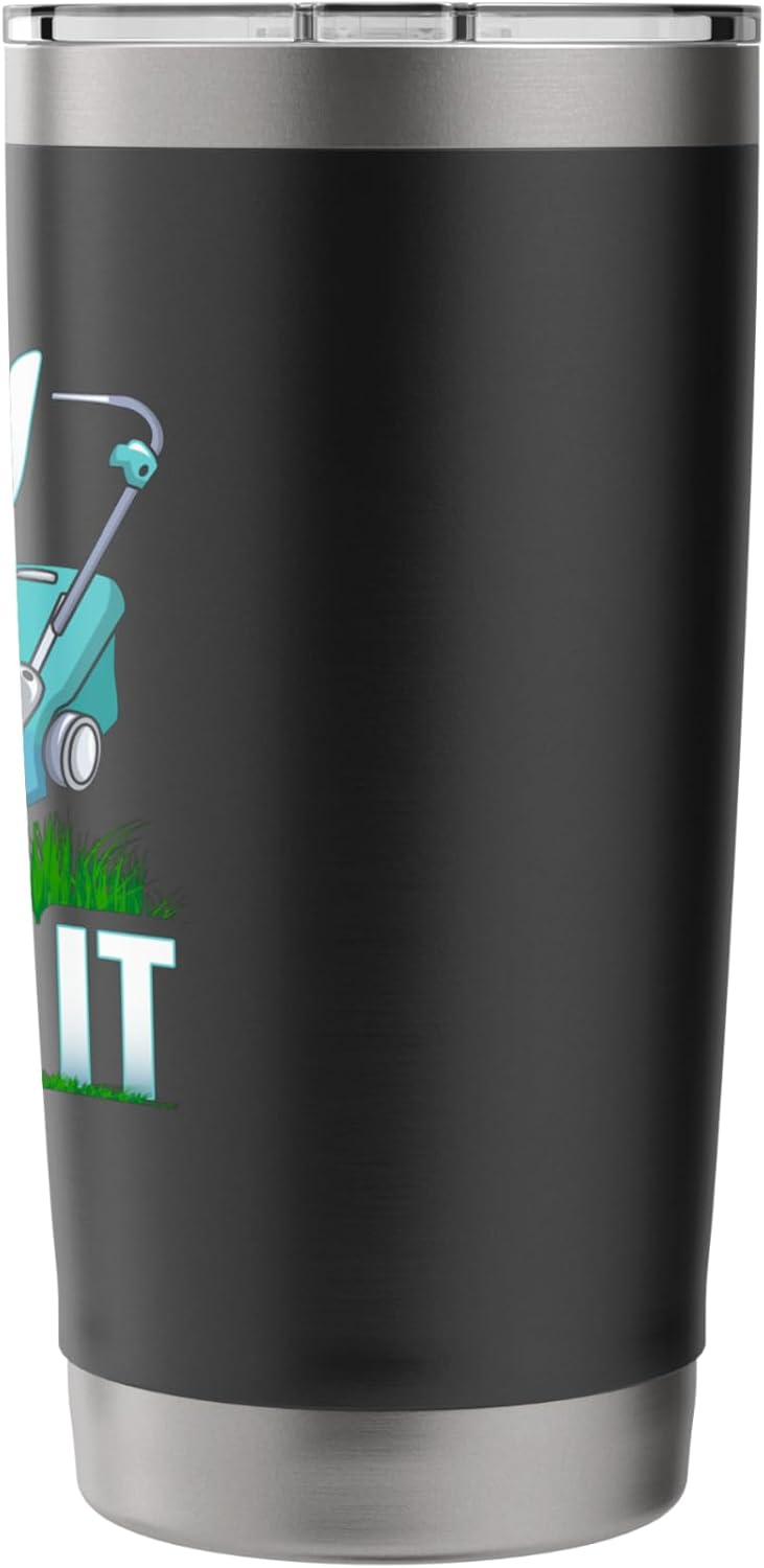 Sexy And I Mow It Lawn Mowing Landscaping Gardener Dad Stainless Steel Insulated Tumbler