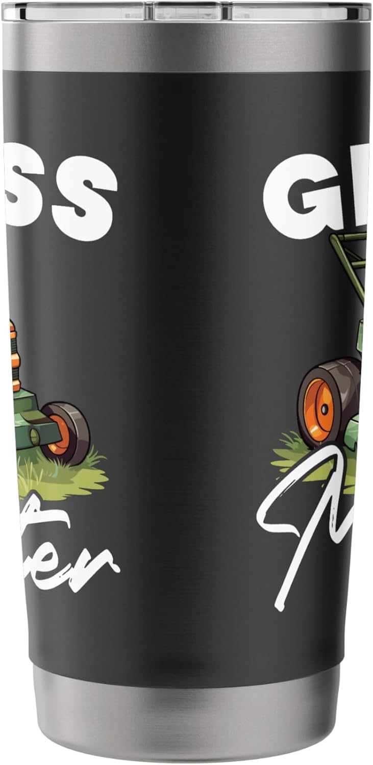 Lawn Mower Lawn Mowing Landscaping Lawn Care Gardening Stainless Steel Insulated Tumbler