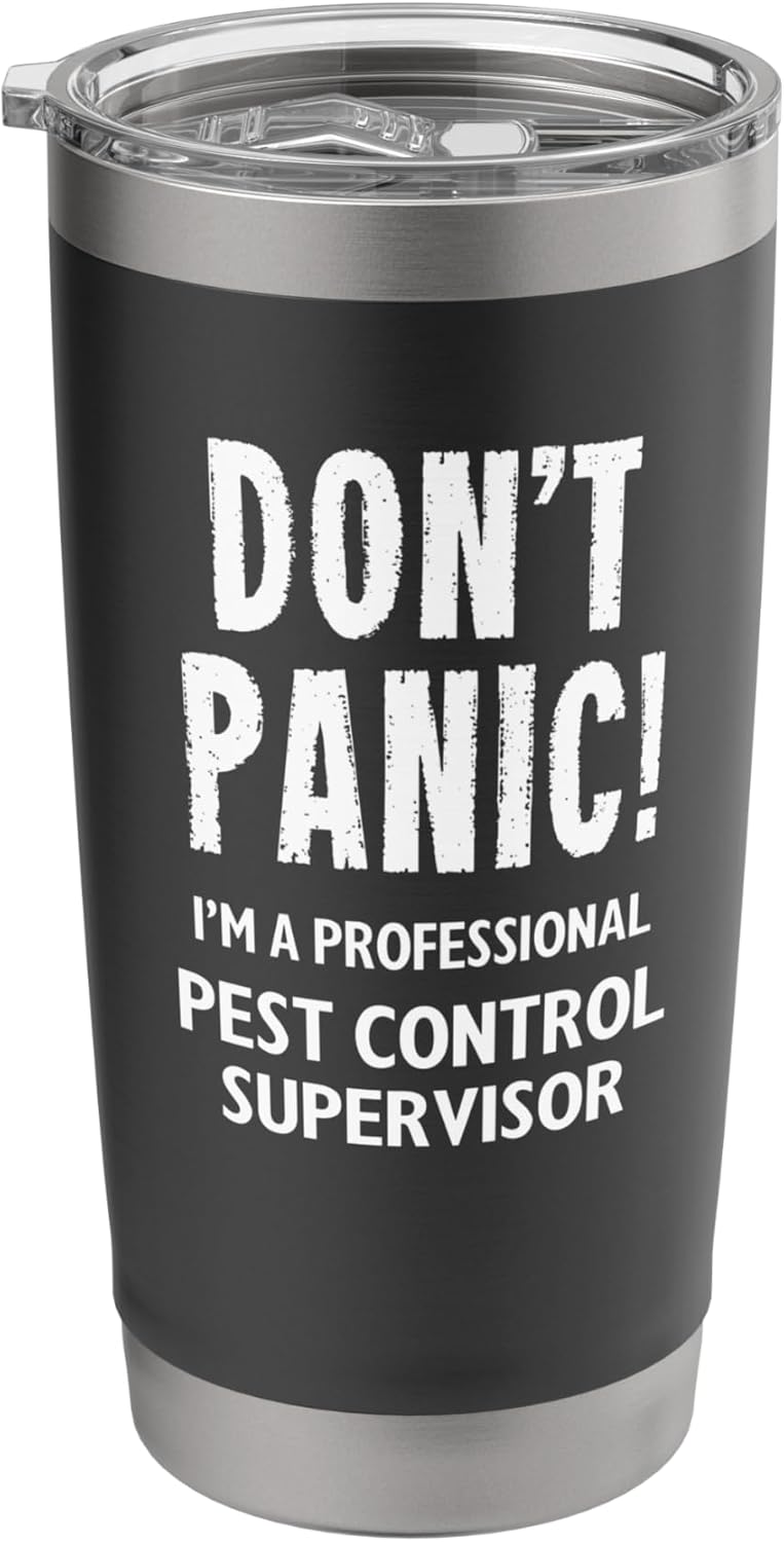 Pest Control Supervisor Stainless Steel Insulated Tumbler