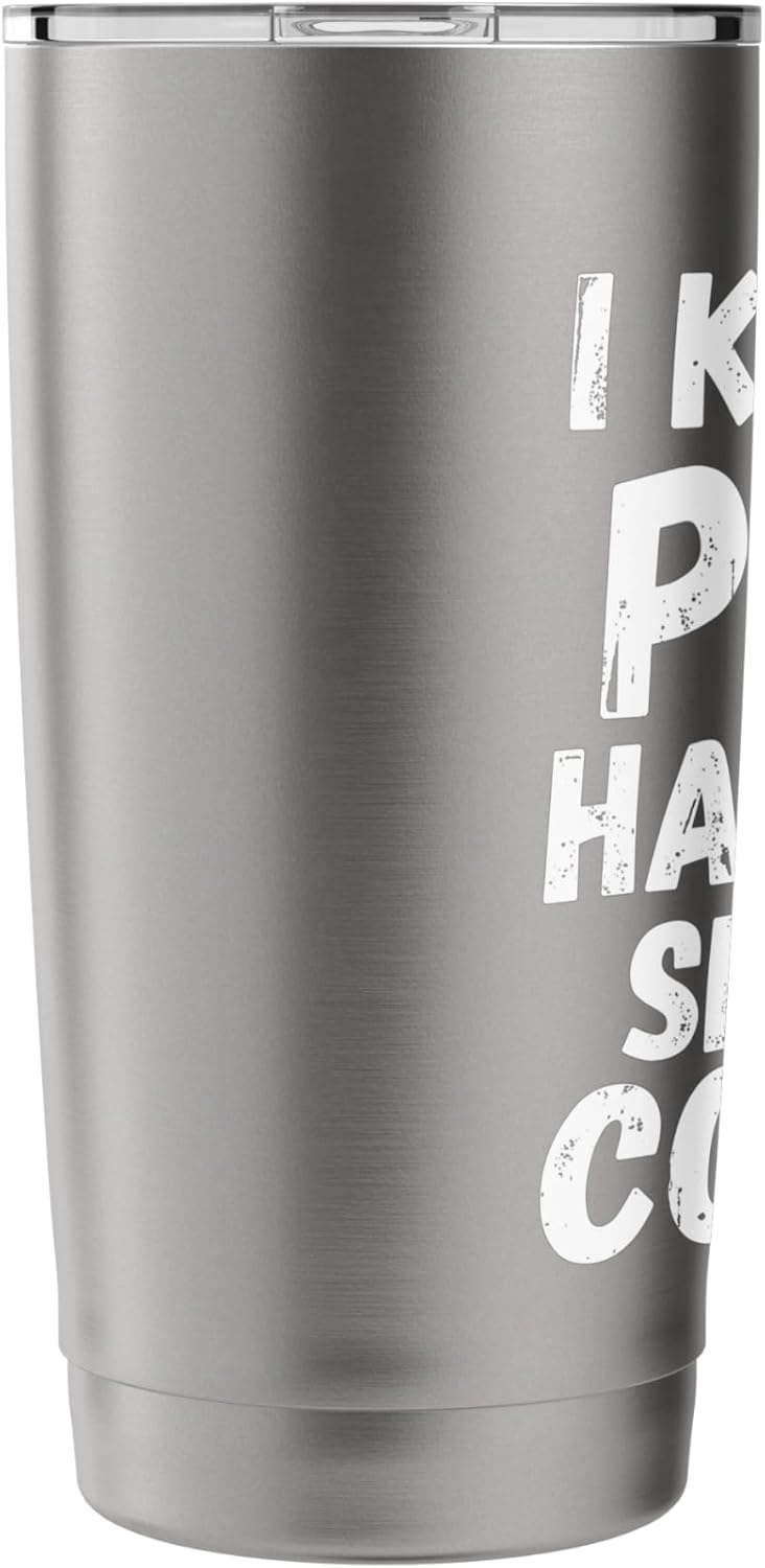 Funny pest control exterminator exterminating job work tee Stainless Steel Insulated Tumbler