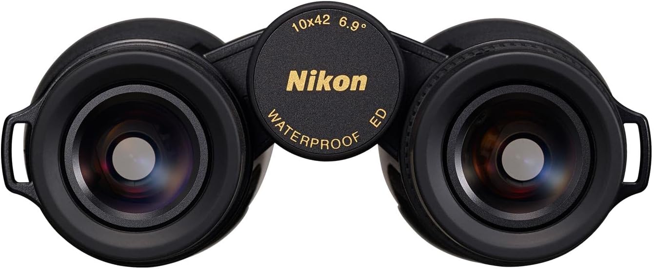 Nikon Monarch HG 10x42mm Binocular - Wide Field of View, Bright Multicoated Lenses, High-Definition Viewing - Lightweight Waterproof Fogproof Outdoor Nature Observation Binoculars (16028)