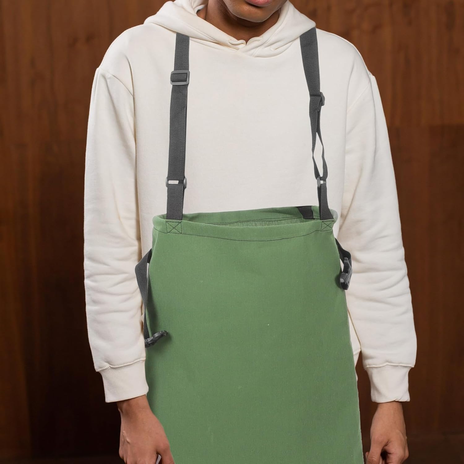 Milisten Canvas Mushroom Picking Bag and Fruit Harvesting Apron with A