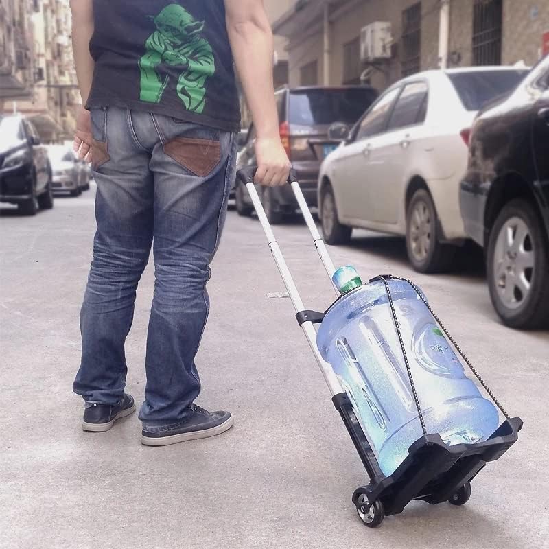 JSEIAJB Heavy Duty Foldable Hand Sack Wheel Trolley Folding Truck Barr