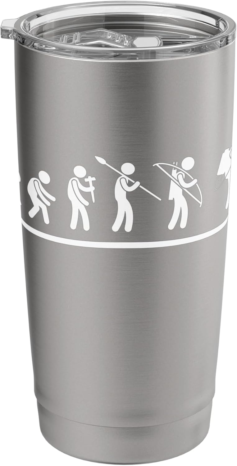 Pest Control Evolution Men Funny Exterminator Stainless Steel Insulated Tumbler