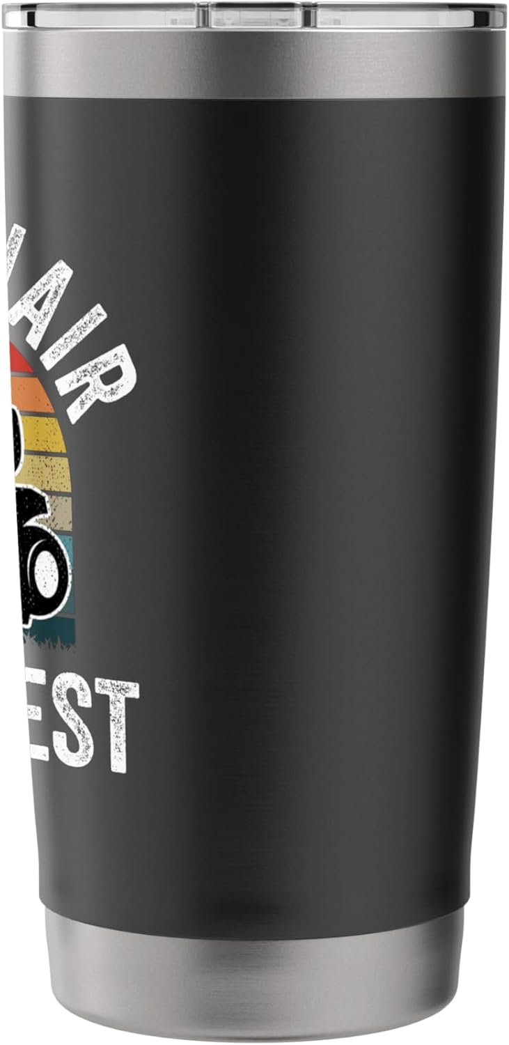 Seanathair Mows Best Funny Gardener Lawn Care Father's Day Stainless Steel Insulated Tumbler