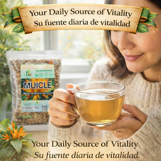 Muicle Herbal Tea (Mexican Honeysuckle) – 4 oz Loose Leaf – 100% Natur