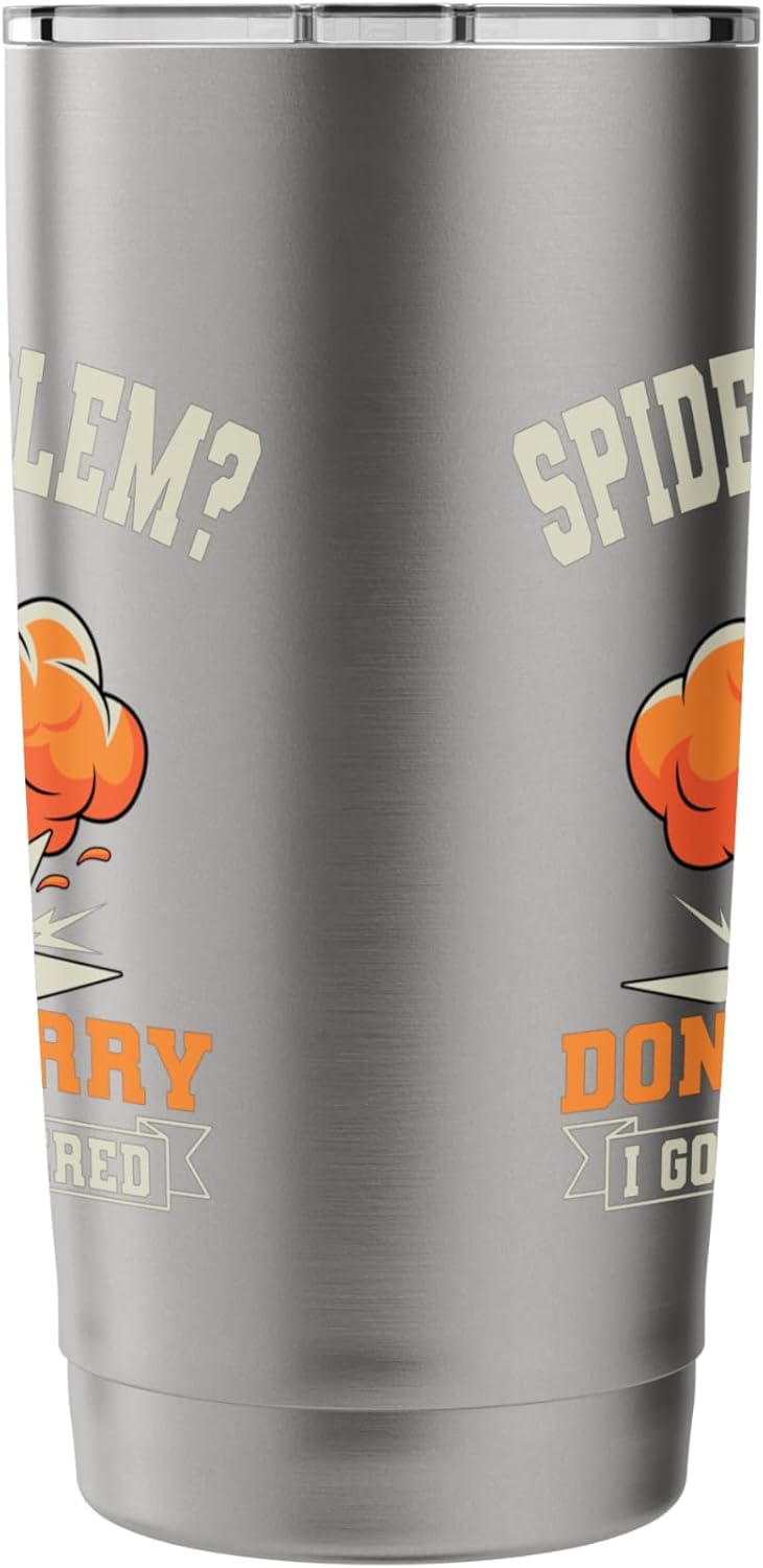 Exterminator Pest Control Eradicator Spider Problem Stainless Steel Insulated Tumbler