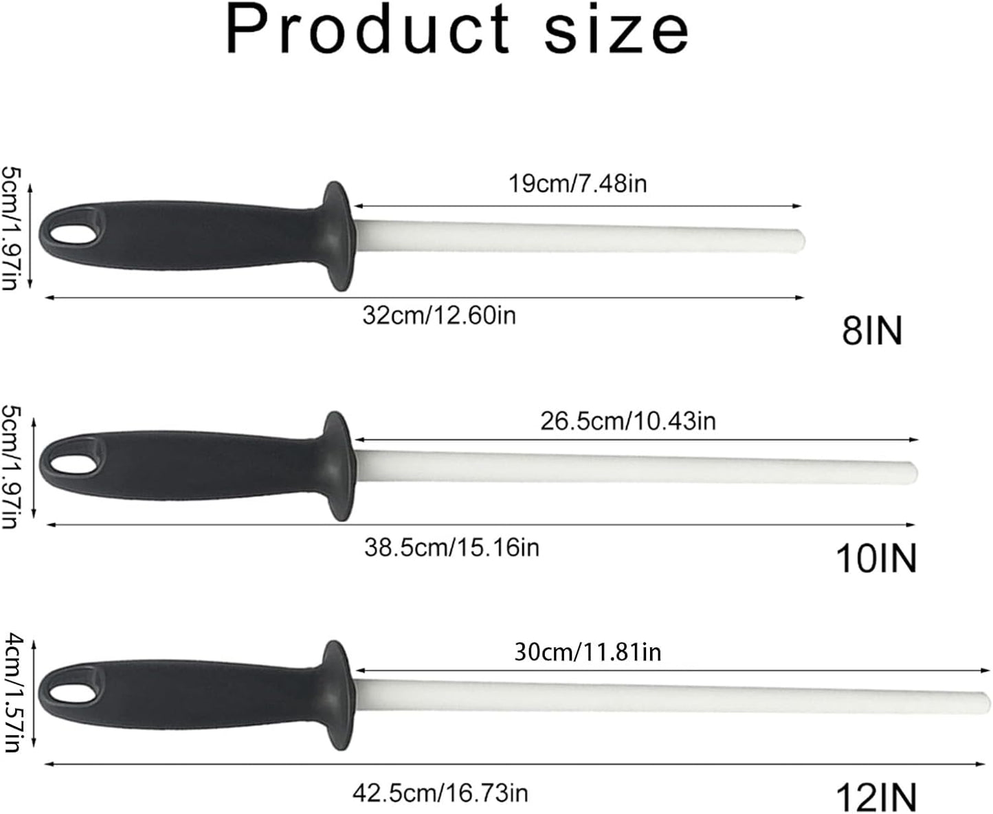 Professional Cutter Sharpener Rod Kitchen Cutter Sharpening Rod Cerami