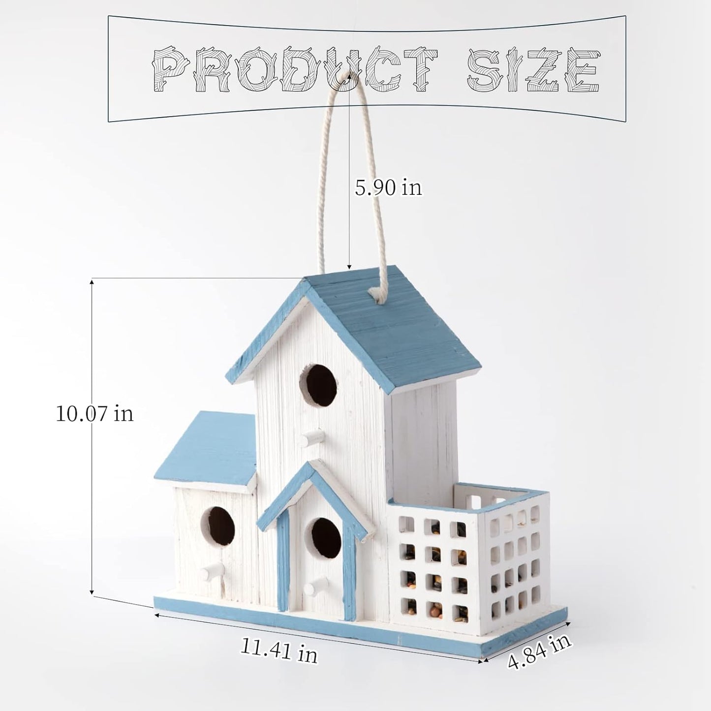 Birdhouse Premium Bluebird Houses for Outside Attract Beautiful Birds 