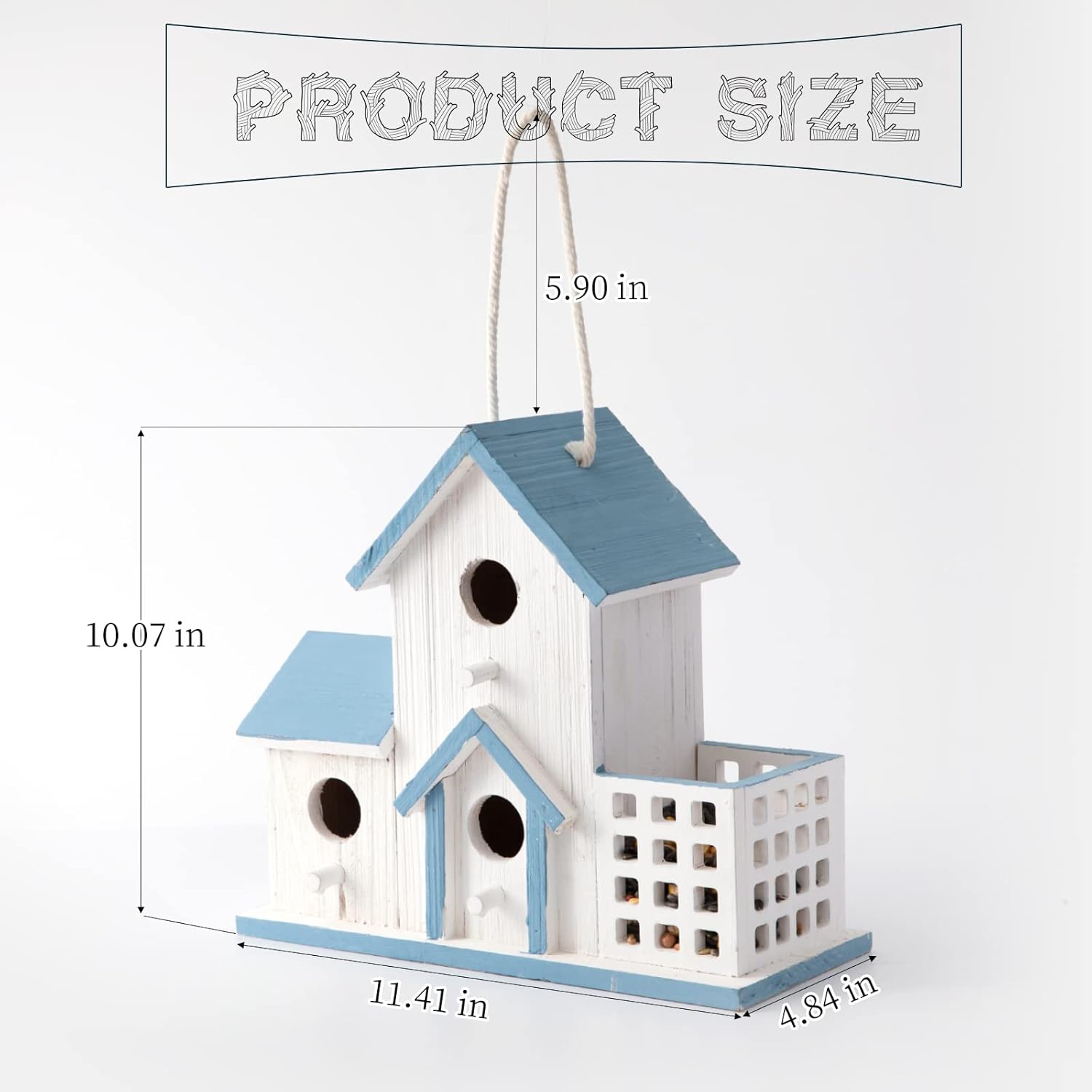 Birdhouse Premium Bluebird Houses for Outside Attract Beautiful Birds 