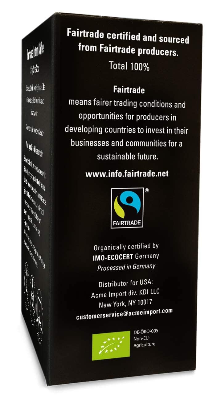 Mount Hagen 25 Count Single Serve Instant Coffee Packets | Organic Med