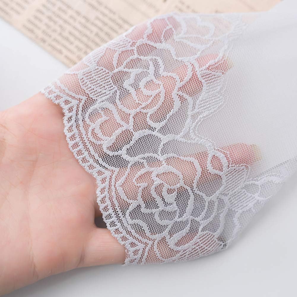 Lace Ankle Socks For Women - 5Pairs ruffle socks women - Fishnet Ankle