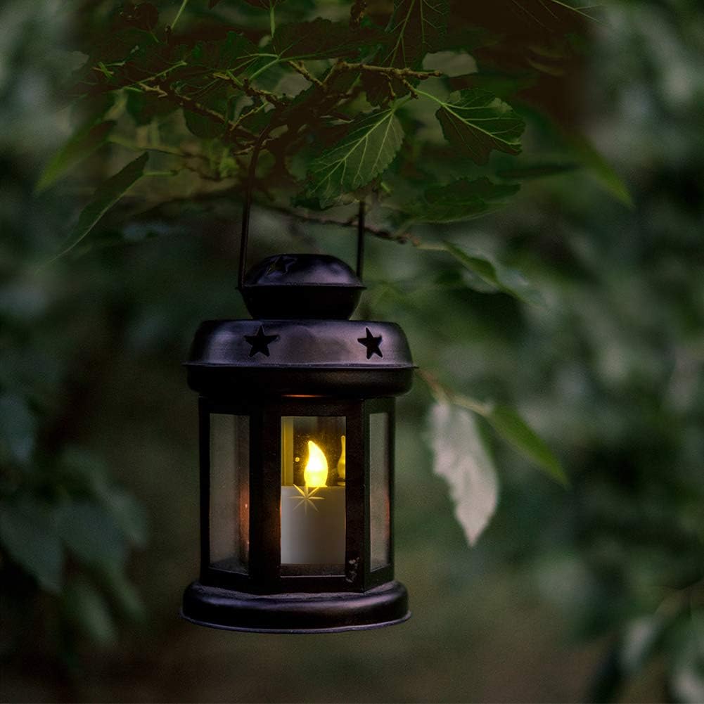 PChero Solar Candles Outdoor Waterproof, Pack of 6 LED Flameless Solar