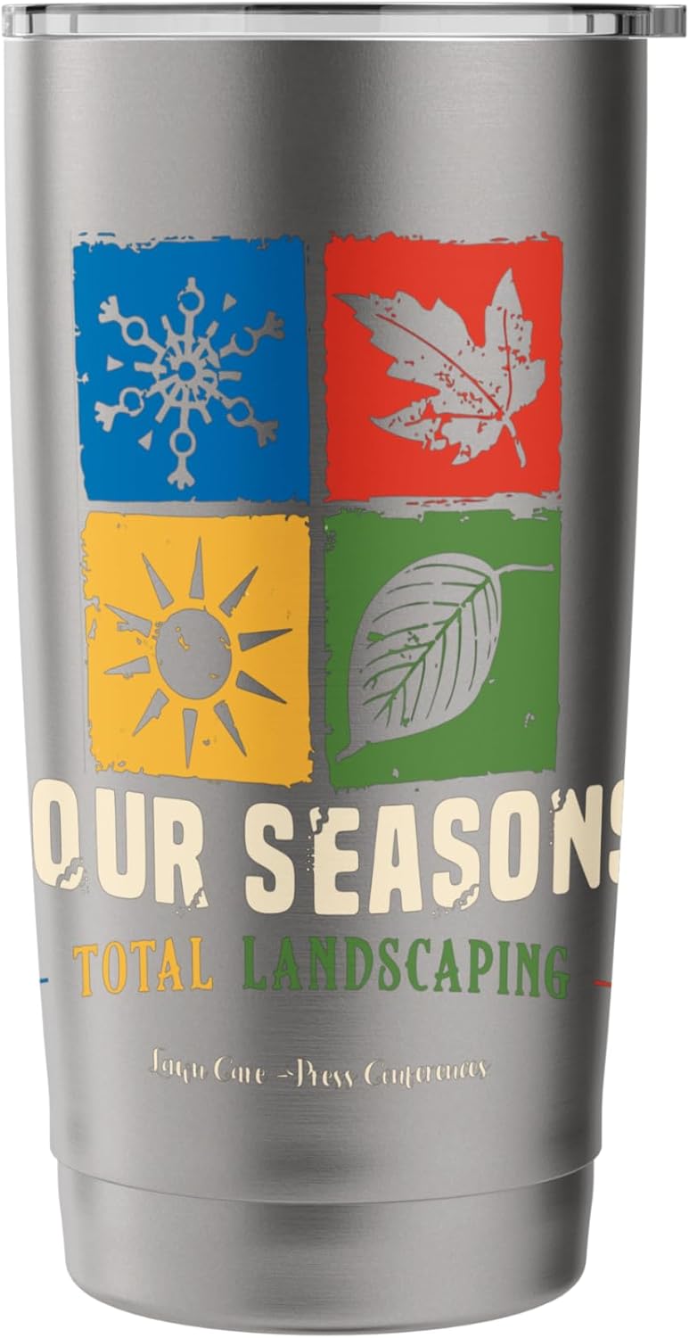 Four Season Total Landscaping Lawn Care Landscapers Stainless Steel Insulated Tumbler