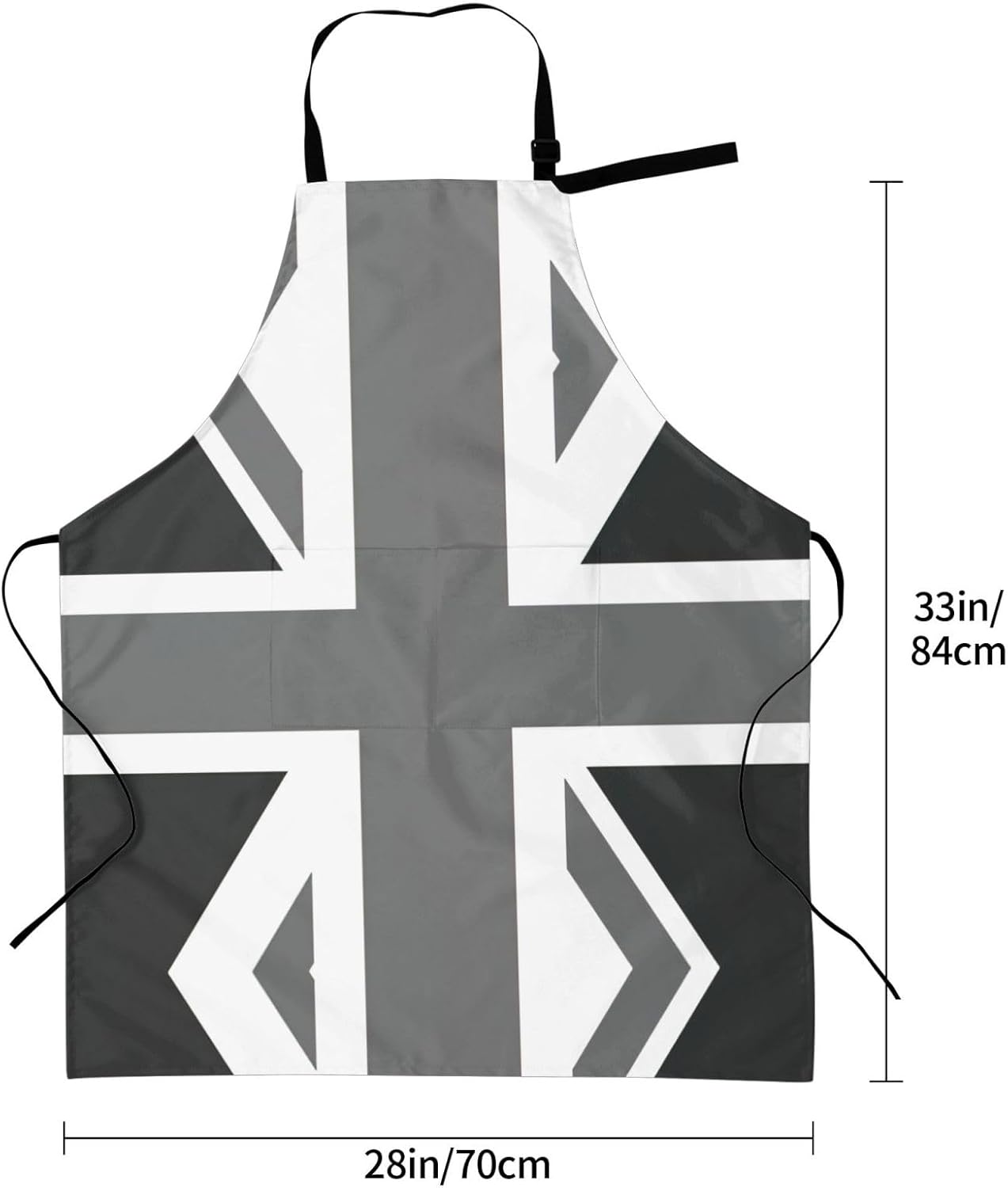 National Flag of The United Kingdom Print Laundry apron 28x33 In Water