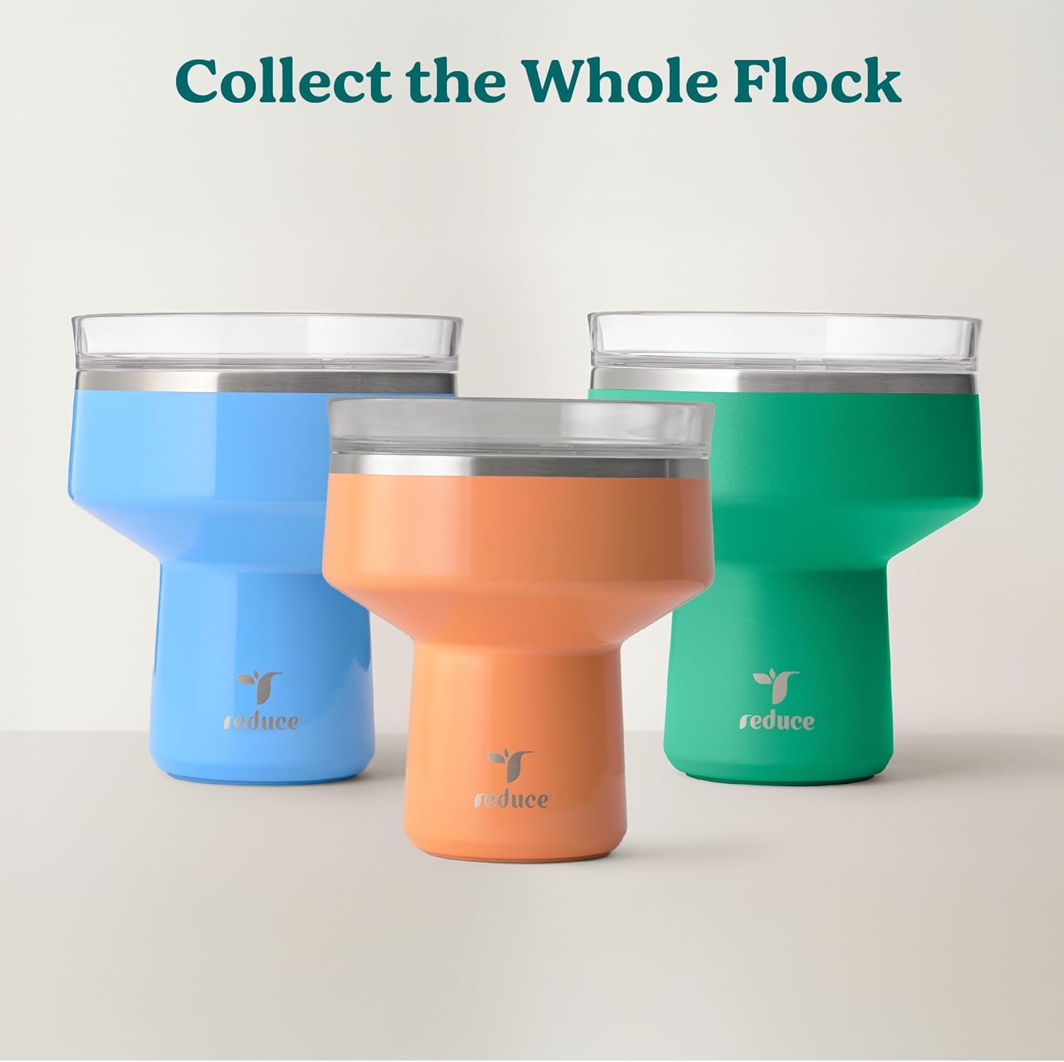 REDUCE Saltini 16 oz Cocktail Tumbler - Insulated Margarita Tumbler wi