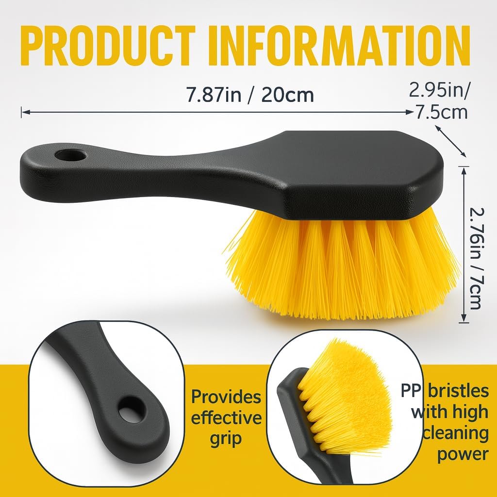 2 Pcs Bird Bath Brush Cleaner Safe for Birds Hard Bristle, Outdoor Fountain Cleaning Brush Accessories