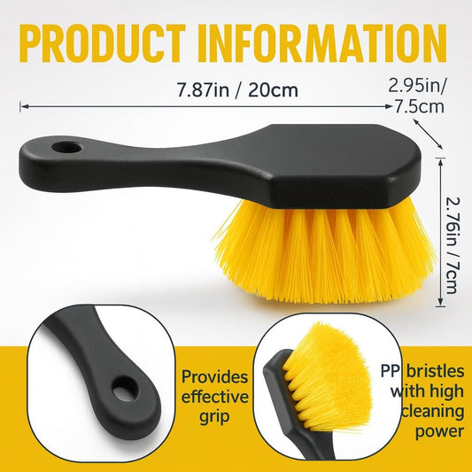 2 Pcs Bird Bath Brush Cleaner Safe for Birds Hard Bristle, Outdoor Fountain Cleaning Brush Accessories