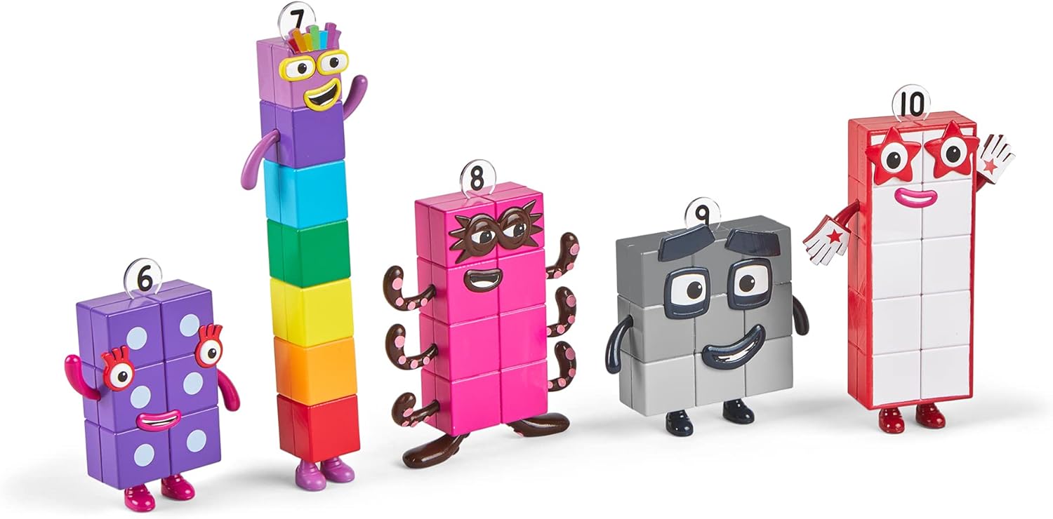 hand2mind Numberblocks Friends Six to Ten Figures – Official Licensed 