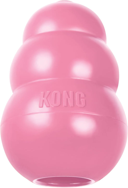 KONG Puppy - Natural Teething Rubber Chew Toy for Dogs - Stuffable Dog