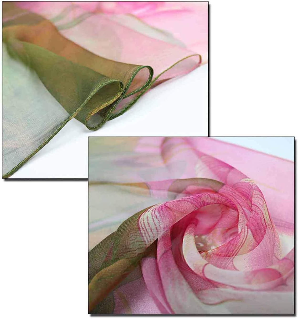 Acotavie Scarfs for Women Lightweight Fashion Scarves Print Floral Pat