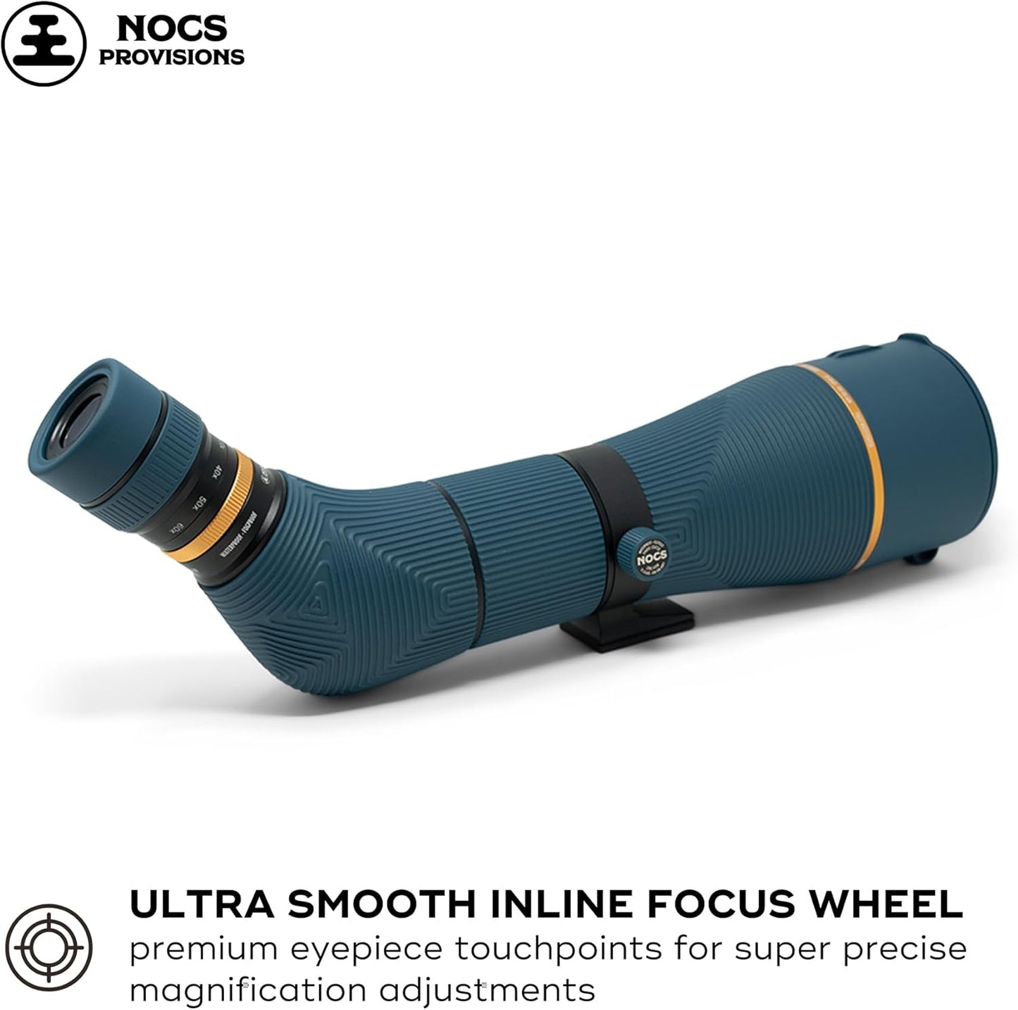 Nocs Provisions Long View 20-60x85mm Spotting Scope – Waterproof, Fogproof, Fully Multi-Coated Anti-Scratch Optics for Adults & Kids, Ideal for Wildlife & Landscape Viewing, Hunting & Outdoor Travel
