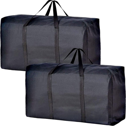 Extra Large Moving Bags with Strong Zippers & Carrying Handles, Storag