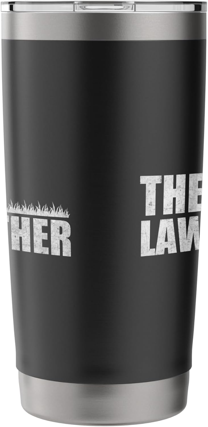 The Lawn Father Funny Mowing Dad Yard Care Humor Stainless Steel Insulated Tumbler