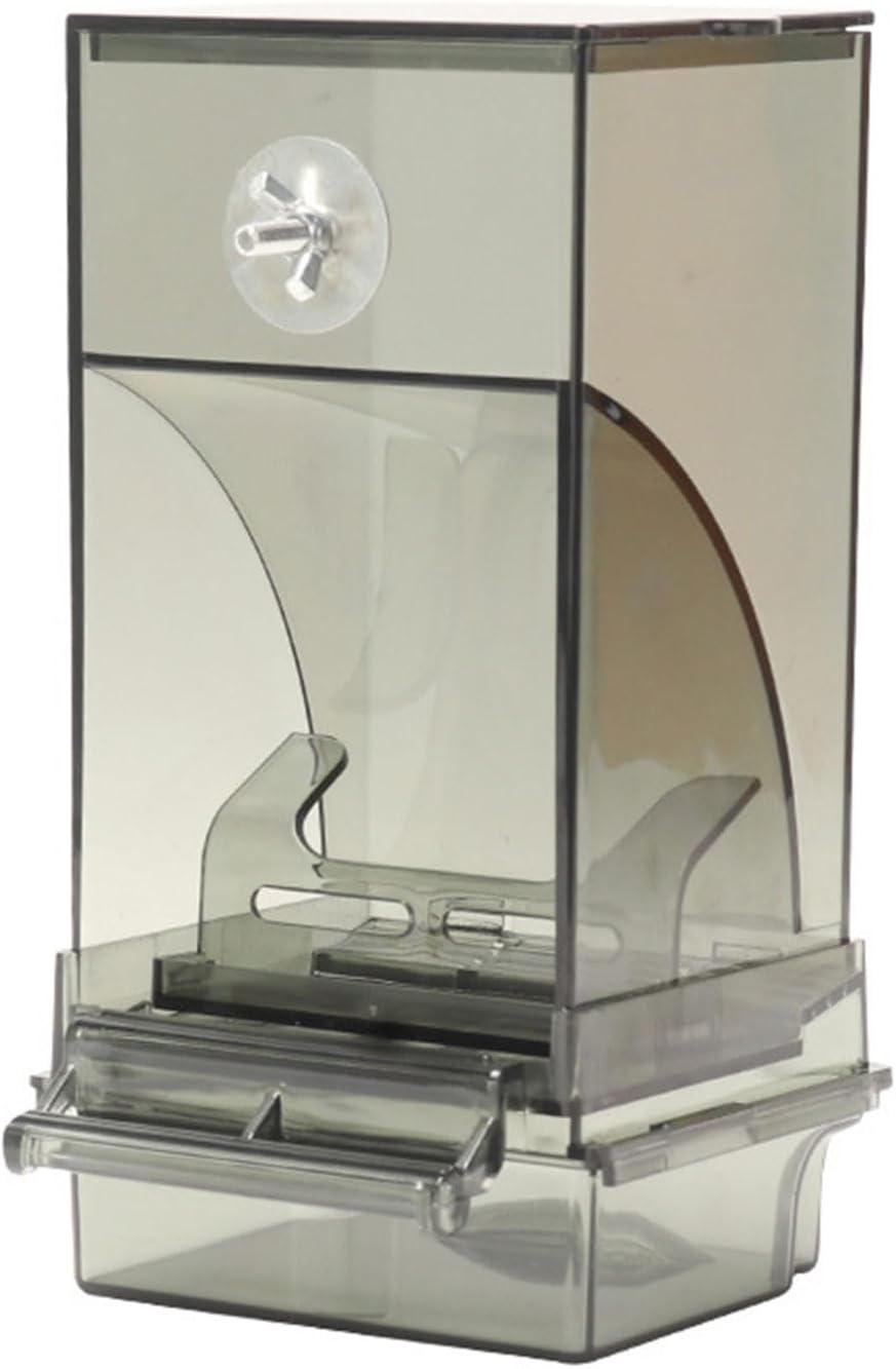 Transparent Bird Feeder House Anti-Splash Design Outdoor Birdfeeders Hangings Birdhouse for Outside Garden