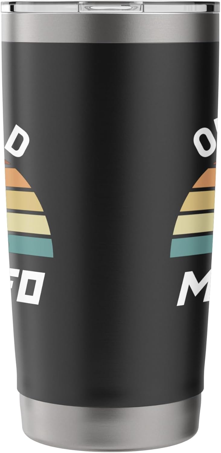 One Bad Mowfo Funny Lawn Care Mowing Gardener Father's Day Stainless Steel Insulated Tumbler