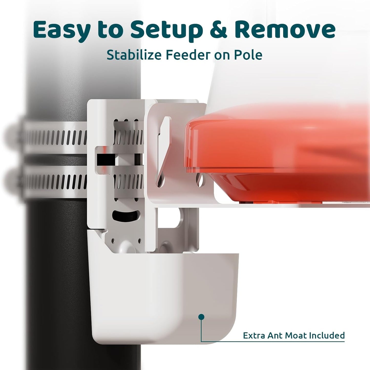 Birdfy Hum Mounting Kit for Stabilising Hummingbird Feeder Avoid Shaki