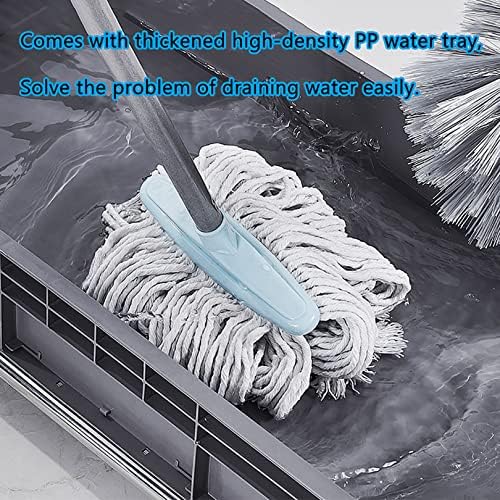 Floor Standing Cleaning Tool Cart,Movable Floor Standing Mop Broom Hol