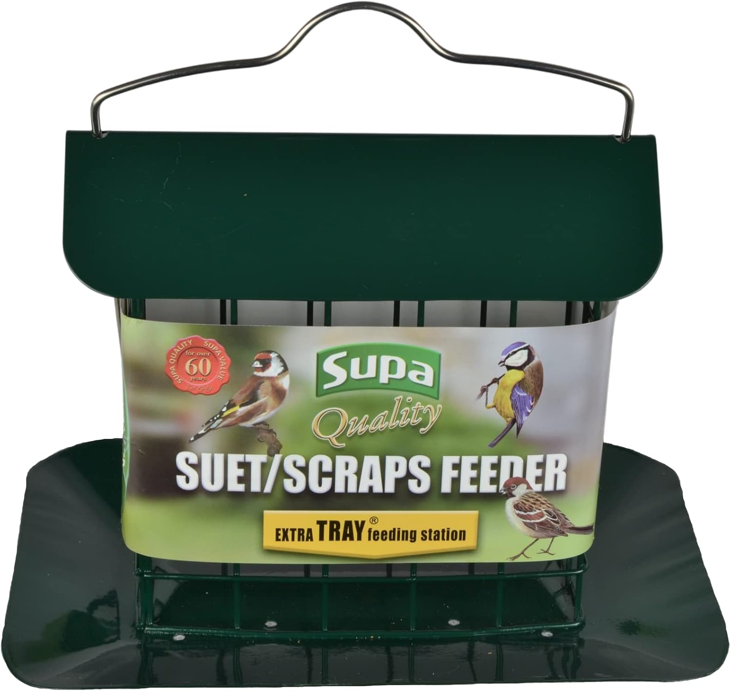 Supa Premium Suet Block/Scrap Feeder with Tray has Been specifically D
