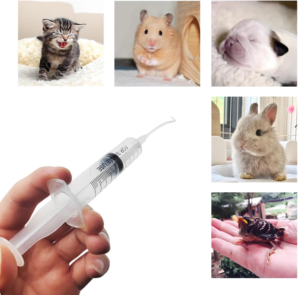 11pcs Puppy Kitten Feeding Tube Kit for Small Animals and Clear Feedin