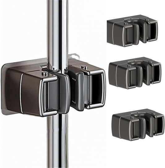 4 Pack Broom Holder Wall Mount,Self Adhesive Anti-Slip Mop and Broom H