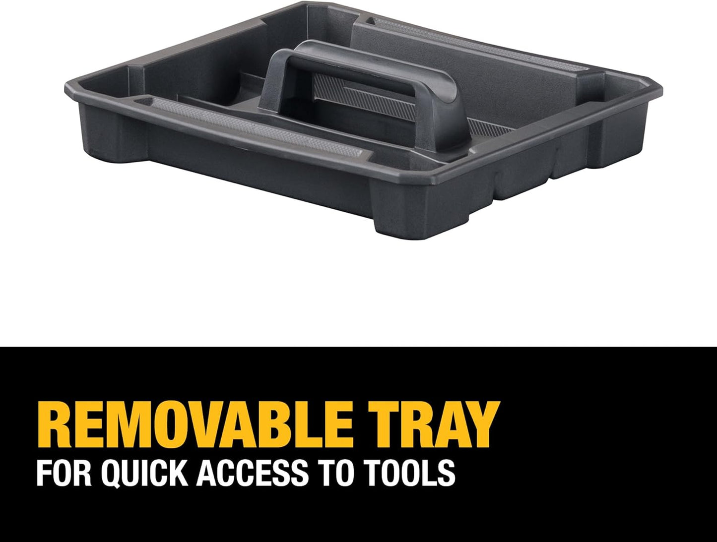 DEWALT TSTAK Tool Box, Extra Large Design, Removable Tray for Easy Acc