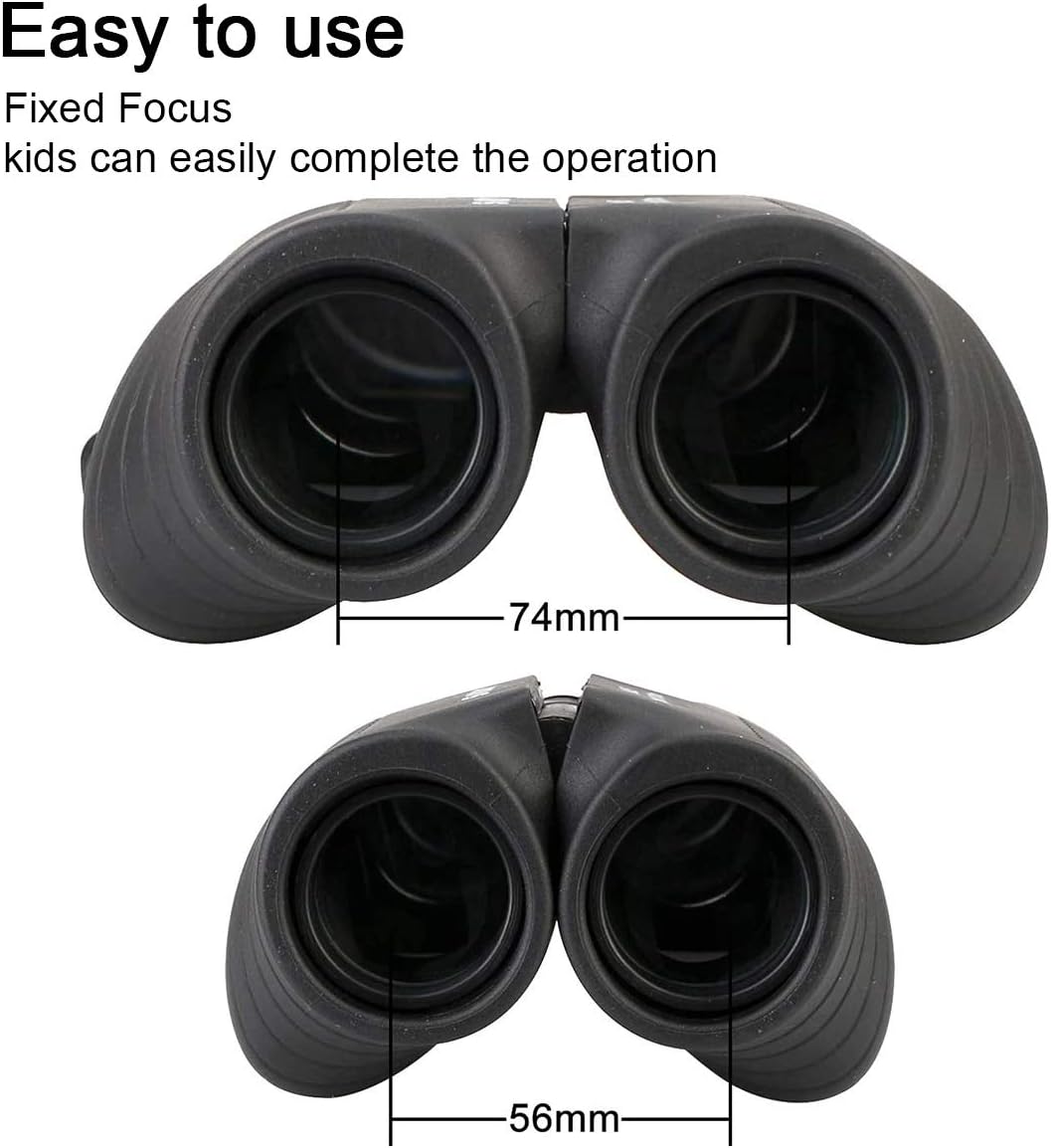 SVBONY SV10 8x25 High Powered Binoculars for Adults, FMC Coating,Fixed Focus Compact Mini Pocket Binoculars for Travel Hiking Scenery Outdoor Camping