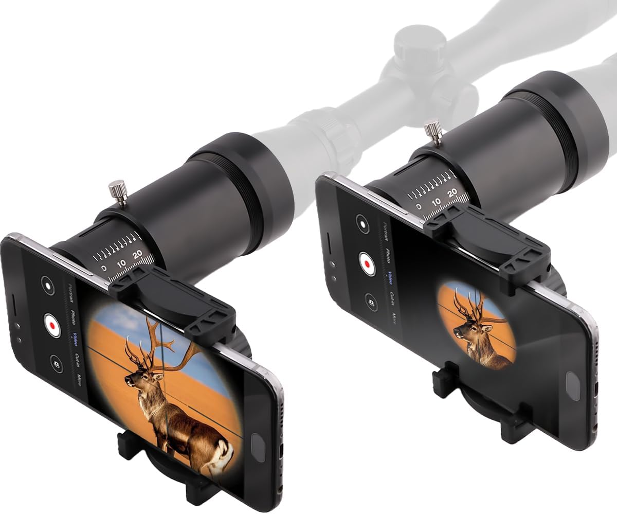 SnapLock Scope Camera Adapter – Effortless Smartphone Mount for Precision Shots & Instant Sharing