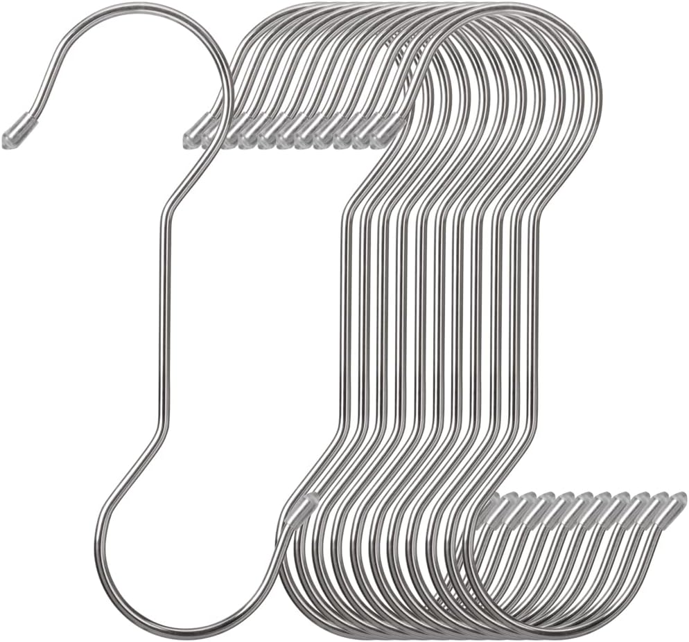 12 Pack 7.9 Inch Extra Long Shower Curtain S Hooks Stainless Steel Hea